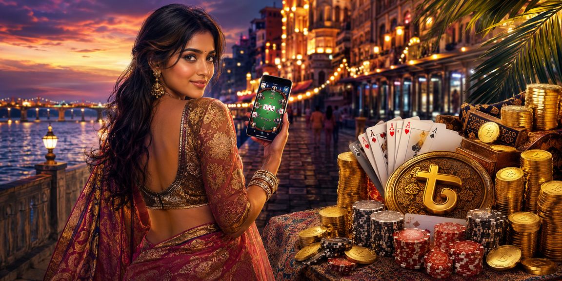 কুমিল্লায় পোকার টেবিল গেমে টাকা বাজি রাখছেন একজন খেলোয়াড়